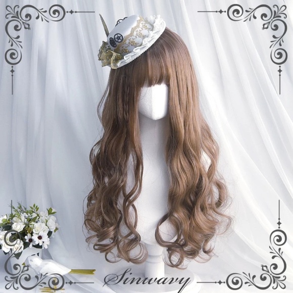 Sinwavy Lolita doll hazelnut brown curly long hair wig - Picture 1 of 11